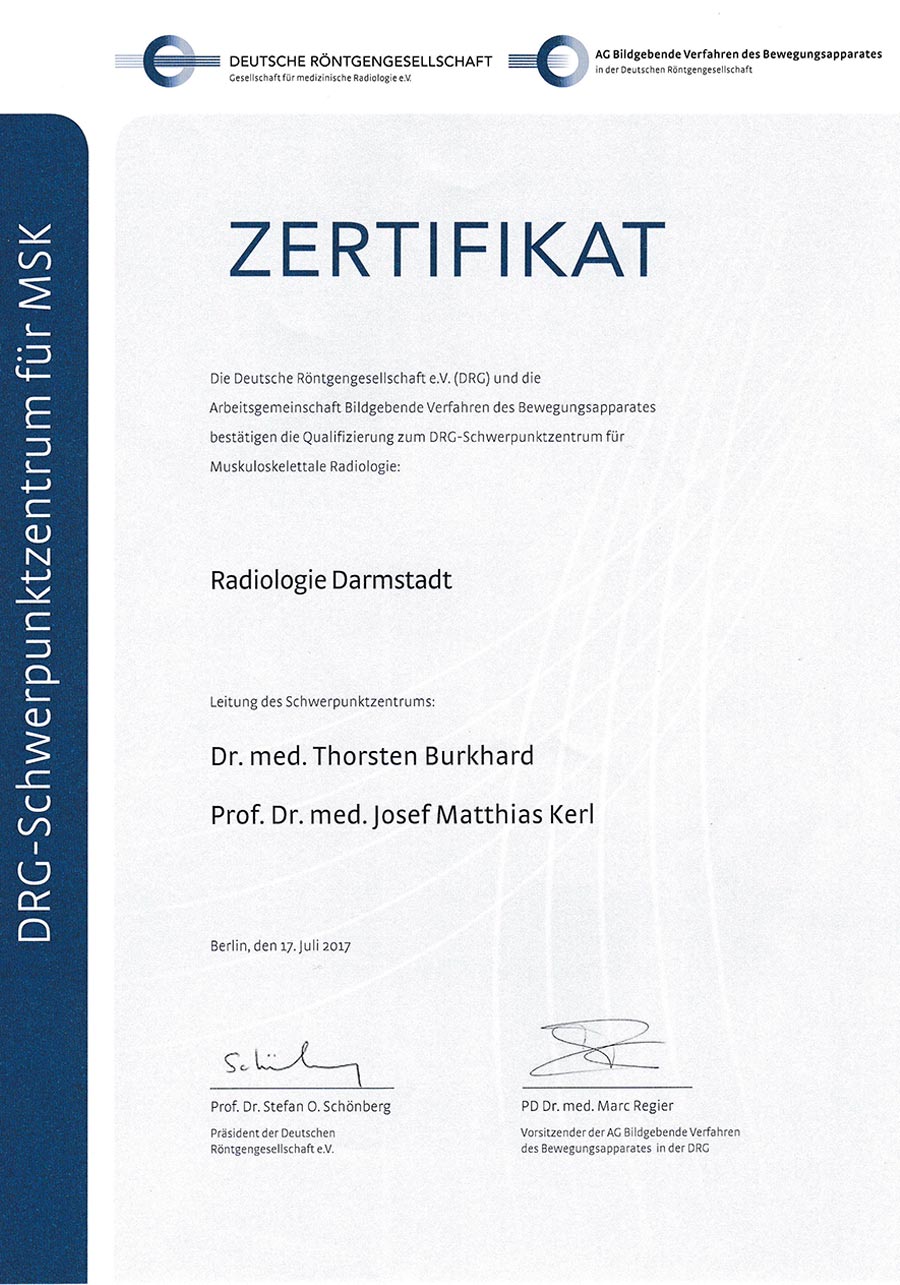 Zertifikat-Schwerpunktzentrum-Muskuloskelettale-Radiologie-DRG